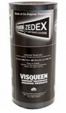 Visqueen Zedex CPT High Performance CE Mark to Damp Proof Course EN 14909